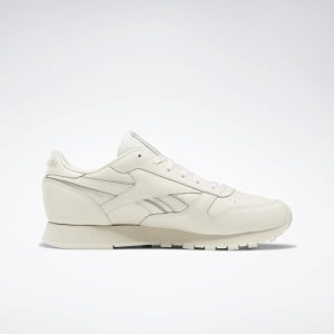 Adidasy Damskie Reebok Classic Leather Czerwone Białe PL 10INDBQ